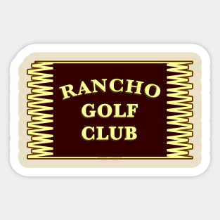 Rancho Golf Club Sticker